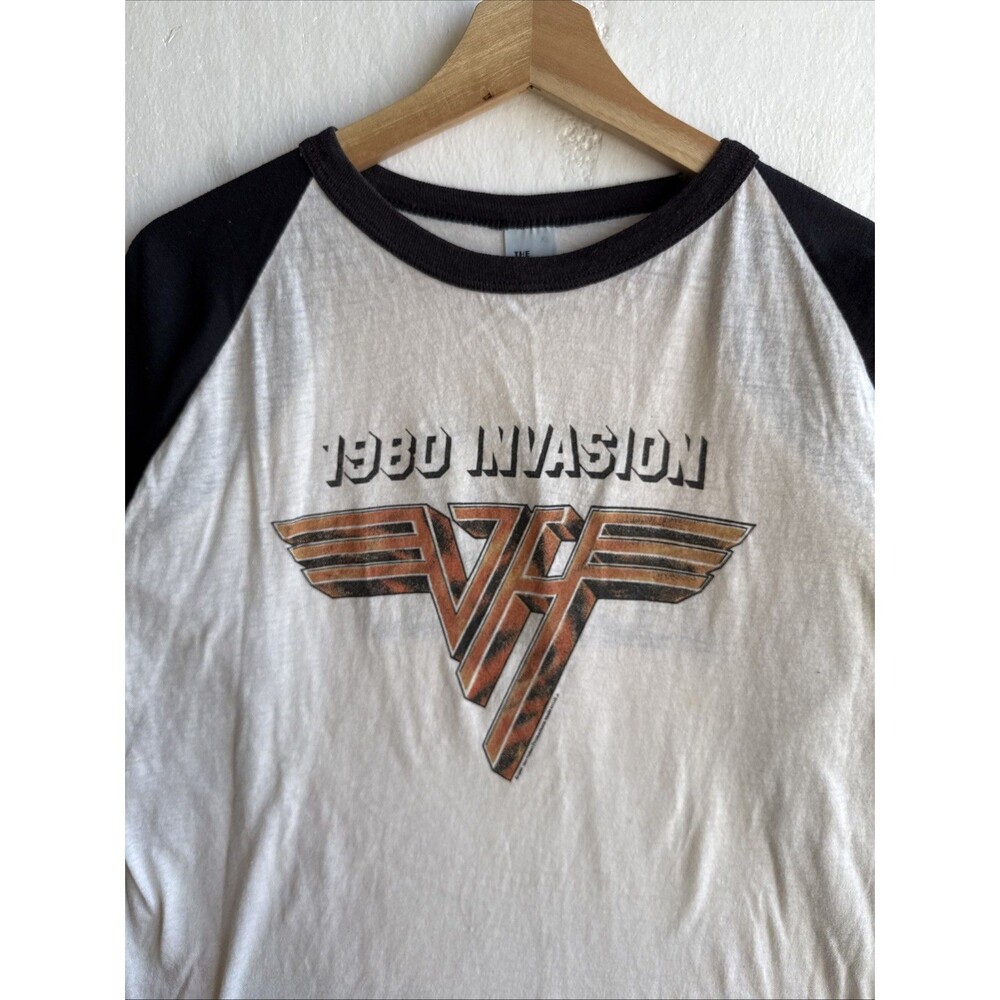 1980 Van Halen Invasion Jersey T-Shirt The Knits Original Vintage Size XL - Picture 3 of 8